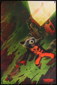 6a0328 GUARDIANS OF THE GALAXY #251/300 24x36 art print 2014 Mondo, Rocket Raccoon, regular edition!