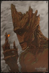 6a0329 GUARDIANS OF THE GALAXY #145/300 24x36 art print 2014 Mondo, Ortiz, Groot, regular edition!