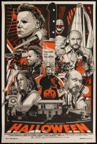 6a0337 HALLOWEEN #1992/2710 24x36 art print 2021 Michael Myers art by Tyler Stout, timed reg. ed.!