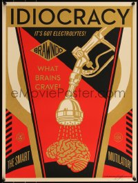 6a0907 IDIOCRACY signed #1735/2016 18x24 art print 2016 by artist Shepard Fairey, Mondo, electrolytes!