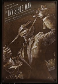 6a0363 INVISIBLE MAN #22/26 signed artist's proof 24x36 art print 2011 by Tong, Mondo, gold variant!