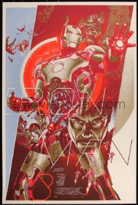 6a0374 IRON MAN 3 #153/200 24x36 art print 2013 Mondo, art by Martin Ansin, variant edition!