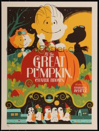 6a0912 IT'S THE GREAT PUMPKIN CHARLIE BROWN #158/280 18x24 art print 2011 Whalen, regular edition!