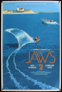 6a0387 JAWS 2 #365/425 24x36 art print 2017 Mondo, art by Laurent Durieux!