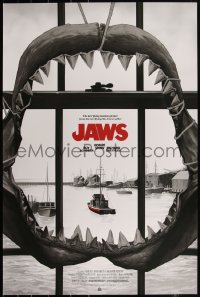 6a0380 JAWS #20/225 24x36 art print 2017 Mondo, art by Phantom City Creative, SDCC edition!