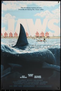 6a0383 JAWS #171/200 24x36 art print 2020 Mondo, Florey art of the massive shark, regular edition!