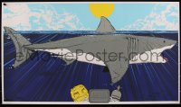 6a0702 JAWS signed #18/150 18x31 art print 2011 by Danny Miller, Amity Bound, regular edition!