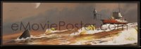 6a0760 JAWS signed artist's proof 12x36 art print 2019 by JC Richard, The Chase, art print edition!