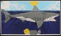 6a0701 JAWS signed #33/50 18x31 art print 2011 by Miller, Amity Bound, glow-in-the-dark variant!