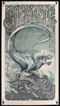 6a0396 JURASSIC PARK signed #28/75 22x39 art print 2011 by Aaron Horkey, Mondo, variant edition!