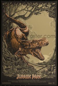 6a0394 JURASSIC PARK #64/475 24x36 art print 2013 Mondo, Ken Taylor art, regular edition!