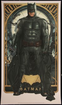 6a0681 JUSTICE LEAGUE #101/150 21x36 art print 2020 art by Juan Carlos Ruiz Burgos, batman!