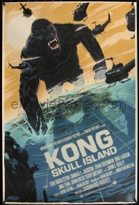 6a0409 KONG: SKULL ISLAND #251/335 24x36 art print 2017 Mondo, Francavilla, regular edition!