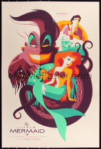 6a0435 LITTLE MERMAID #4/365 24x36 art print 2013 Mondo, art by Tom Whalen, regular edition!