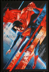 6a0455 MAN OF STEEL #1142/5585 24x36 art print 2013 Mondo, art by Martin Ansin, regular edition!