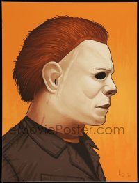 6a1157 MIKE MITCHELL artist signed #2/380 12x16 art print 2015 Mondo, Michael Myers!