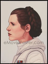 6a1154 MIKE MITCHELL signed #2045/3085 12x16 art print 2016 by the artist, Mondo, Princess Leia!