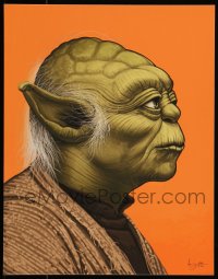 6a1188 MIKE MITCHELL signed #584/1670 11x14 art print 2017 by the artist, Mondo, Yoda!