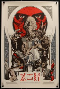 6a0487 MUMMY #117/150 24x36 art print 2011 Mondo, art of Karloff by Martin Ansin, variant edition!