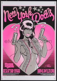 6a1078 NEW YORK DOLLS #176/230 16x23 art print 2009 House of Blues, Orlando, Greg 'Stainboy' Reinel!