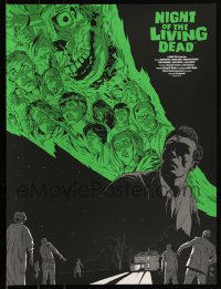 6a0954 NIGHT OF THE LIVING DEAD #135/250 18x24 art print 2020 horror art of cast by Dombrowski!