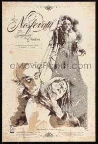 6a1106 NOSFERATU #13/110 16x24 English art print 2021 wild horror art by Murray Smoker!