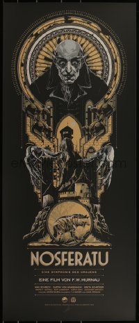 6a0732 NOSFERATU signed #2/175 15x36 art print 2014 by Ken Taylor, Mondo, variant edition!