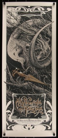 6a0733 PAN'S LABYRINTH signed #97/125 15x38 art print 2011 by Aaron Horkey, Mondo, variant edition!