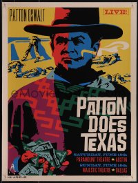 6a0964 PATTON OSWALT signed #23/100 18x24 art print 2022 by Kii Arens, Patton Does Texas!