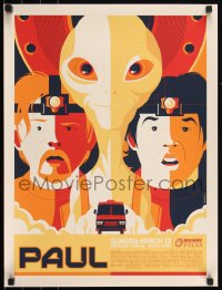 6a0965 PAUL #95/225 18x24 art print 2011 Mondo, art by Tom Whalen, first edition!