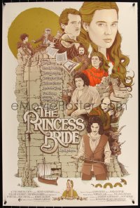 6a0519 PRINCESS BRIDE #130/325 24x36 art print 2017 great cast art by Patrick Connan!