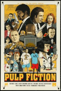 6a0527 PULP FICTION signed artist's proof 24x36 art print 2011 Tyler Smith, art of top cast!