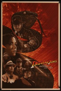 6a1094 RAIDERS OF THE LOST ARK #389/495 16x24 art print 2021 Schoeffler, Why'd It Have To Be Snakes?