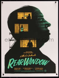 6a0978 REAR WINDOW #204/225 18x24 art print 2019 Mondo, Pullin art of cast & Hitchcock, regular ed.!