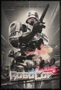 6a0552 ROBOCOP #58/87 24x36 art print 2022 art by Saniose, Armored Foil edition!