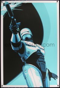 6a0554 ROBOCOP #39/175 24x36 art print 2018 art by Craig Drake, Peter Weller as Murphy!