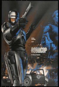 6a0553 ROBOCOP signed #26/250 24x36 art print 2014 by Martin Ansin, Mondo, variant edition!