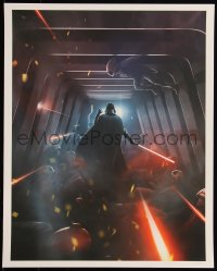 6a1068 ROGUE ONE #150/200 16x20 art print 2017 Andy Fairhurst, Power of the Dark Side, Darth Vader!