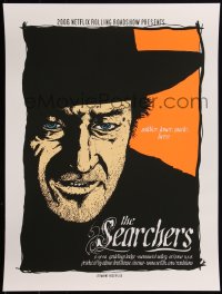 6a1044 SEARCHERS 17x23 art print 2006 Mondo, Alamo Drafthouse, Rogers, Day Edition!