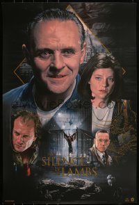 6a0571 SILENCE OF THE LAMBS #151/250 24x36 art print 2021 art by Juan Carlos Ruiz Burgos, regular!