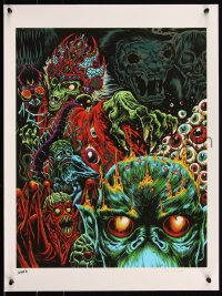 6a0989 SKINNER artist signed #10/150 18x24 art print 2022 colorful, detailed creepy horror art!