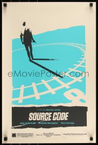 6a1099 SOURCE CODE #130/200 16x24 art print 2011 Mondo, art by Olly Moss, blue edition!