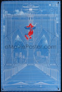 6a0575 SPIDER-MAN #127/225 24x36 art print 2017 Suspension Schematic, friendly edition, Petrie art!