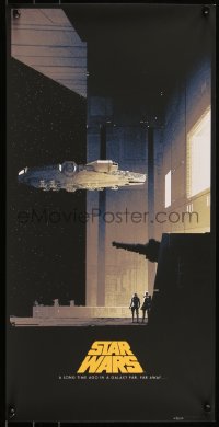 6a1183 STAR WARS #61/2550 set of 3 12x24 art prints 2016 art by Matt Ferguson, Trilogy, regular!