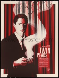 6a1011 TWIN PEAKS artist's proof 18x24 art print 2017 art of Kyle MacLachlan by Guillaume Morellec!