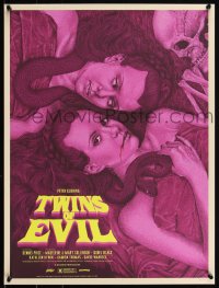 6a1013 TWINS OF EVIL #31/150 18x24 art print 2022 Mondo, Collinson Sisters by Timothy Pittides!