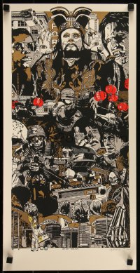 6a1180 TYLER STOUT signed #118/500 12x24 art print 2011 Nihil Novi, different movies!