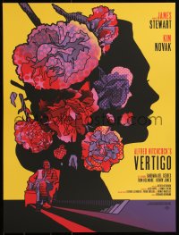 6a1017 VERTIGO #125/150 18x24 art print 2016 Mondo, Alfred Hitchcock, art by We Buy Your Kids!