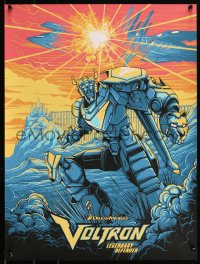 6a1019 VOLTRON: LEGENDARY DEFENDER #40/125 18x24 art print 2016 art by Dan Mumford, regular edition!