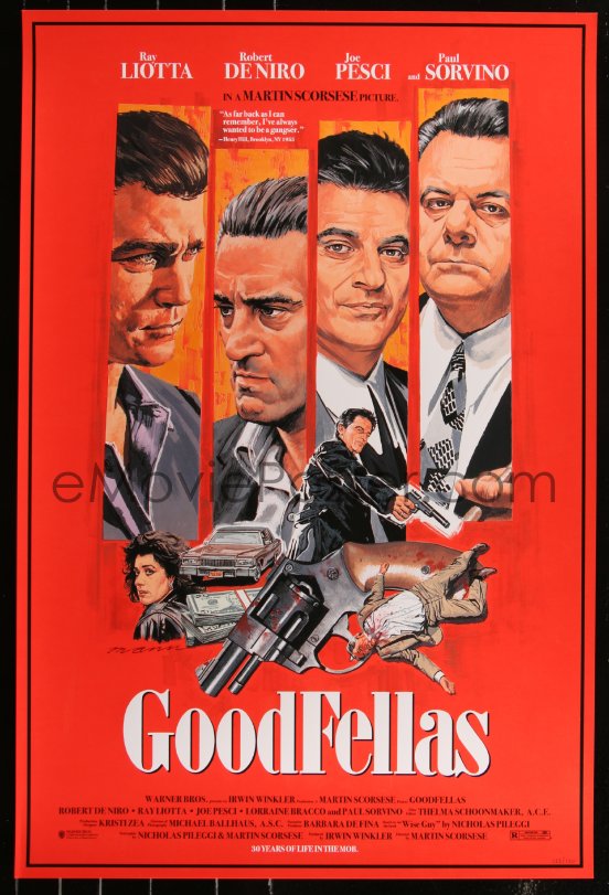 eMoviePoster.com: 6a0311 GOODFELLAS #123/150 24x36 art print 2023 Mondo ...